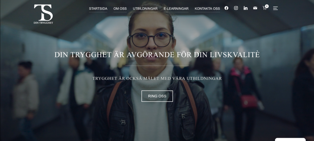 Here is an example of a training company in the security sector. https://tsutbildning.se/